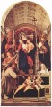 聖母子と聖ドミニク・グレゴリーとアーバン・ルネッサンスのロレンツォ・ロット